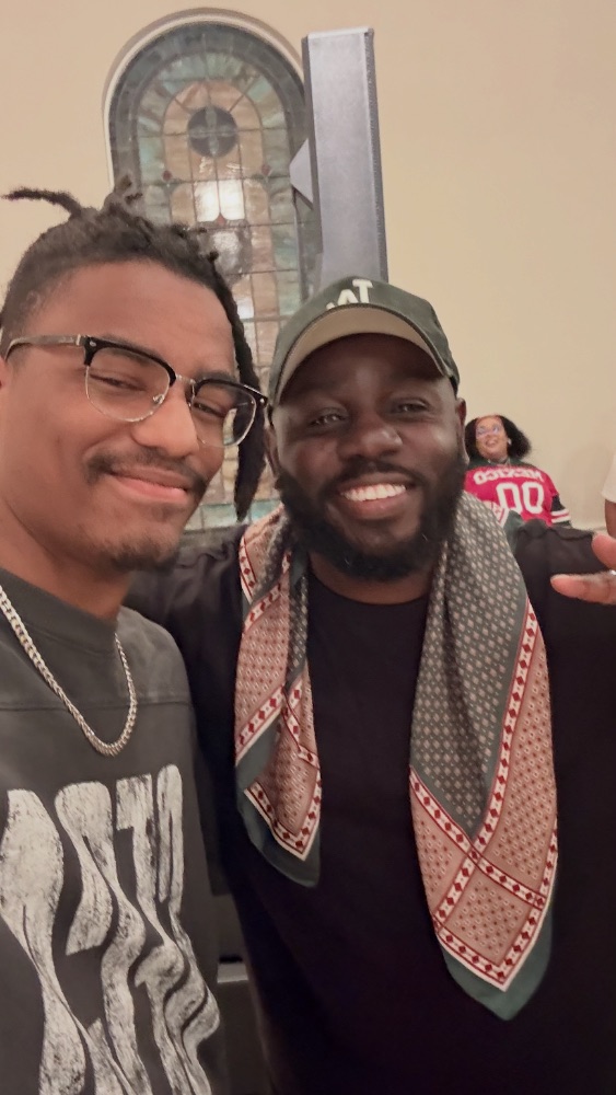Jaywill with worship artist Johnathan Traylor